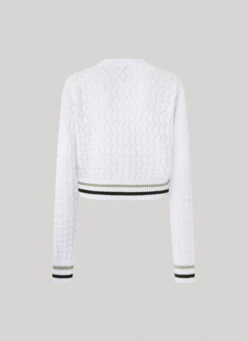 DIAMOND OPENWORK CARDIGAN -Winter Clothes Store PL702019 800 02 FL