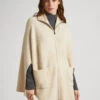 RIBBED CAPE CARDIGAN -Winter Clothes Store PL702029 847 01 MO