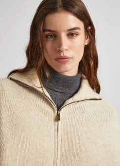 RIBBED CAPE CARDIGAN 12 RIBBED CAPE CARDIGAN -Winter Clothes Store PL702029 847 04 MO