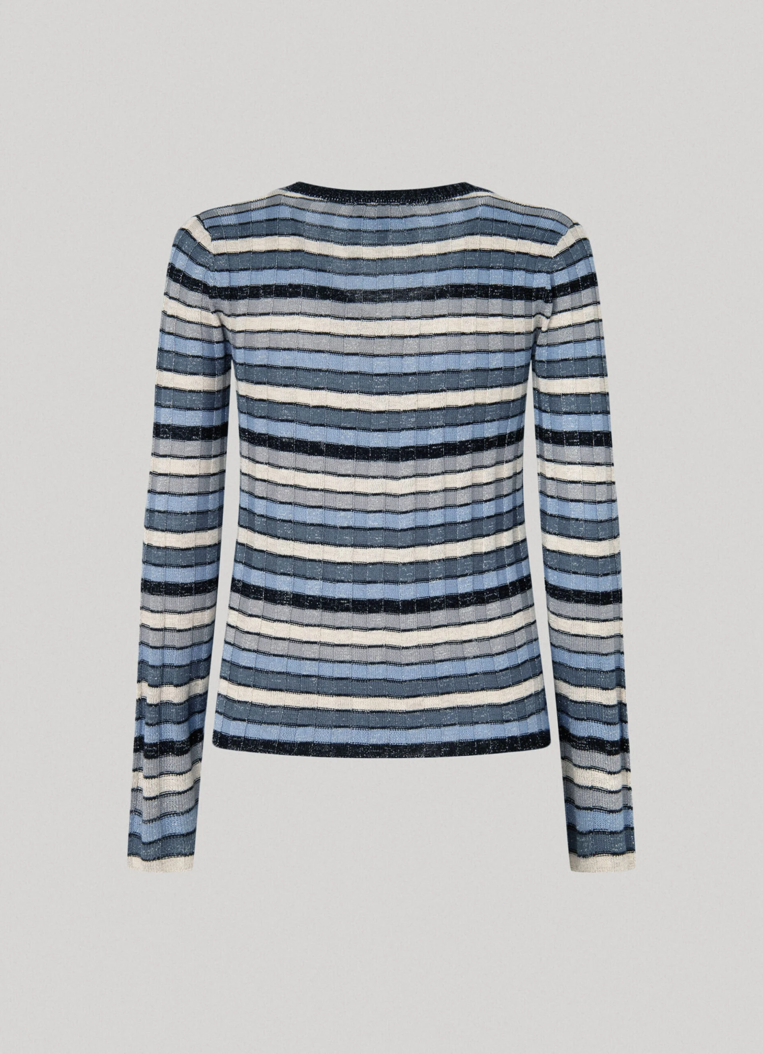 STRIPED V-NECK KNIT 8 STRIPED V-NECK KNIT - Image 6