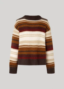 STRIPED POLO KNIT -Winter Clothes Store PL702033 859 02 FL