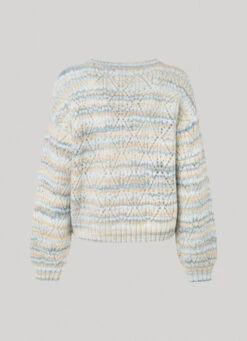 STRIPED PERKINS COLLAR KNIT -Winter Clothes Store PL702035 0AA 02 FL