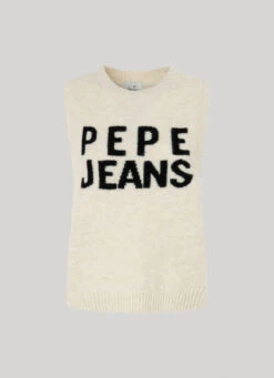 LOGO PRINT KNIT VEST -Winter Clothes Store PL702039 804 01 FL