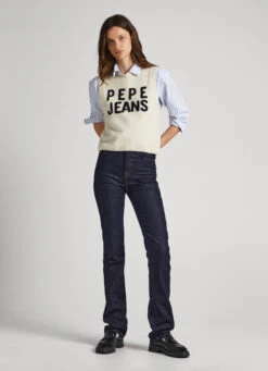 LOGO PRINT KNIT VEST -Winter Clothes Store PL702039 804 02 MO