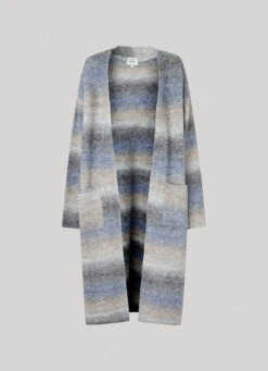 STRIPED MELANGE CARDIGAN -Winter Clothes Store PL702048 0AA 01 FL