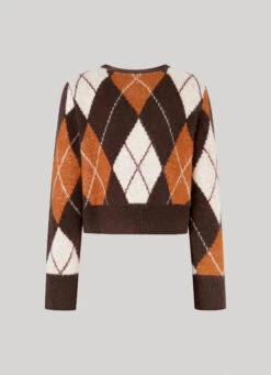 ARGYLE JACQUARD CARDIGAN 15 ARGYLE JACQUARD CARDIGAN -Winter Clothes Store PL702054 859 02 FL