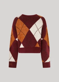 ARGYLE JACQUARD KNIT -Winter Clothes Store PL702055 299 02 FL