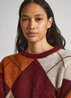 ARGYLE JACQUARD KNIT -Winter Clothes Store PL702055 299 03 MO