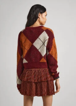 ARGYLE JACQUARD KNIT -Winter Clothes Store PL702055 299 04 MO