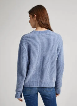 CHENILLE CREW NECK KNIT -Winter Clothes Store PL702058 563 05 MO