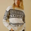 CREW NECK JACQUARD KNIT