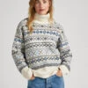 TURTLENECK JACQUARD KNIT -Winter Clothes Store PL702064 0AA 01 MO