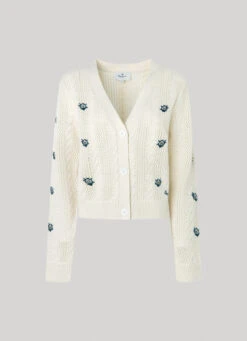 RIB DETAIL CARDIGAN -Winter Clothes Store PL702066 808 01 FL