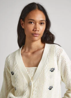 RIB DETAIL CARDIGAN -Winter Clothes Store PL702066 808 03 MO