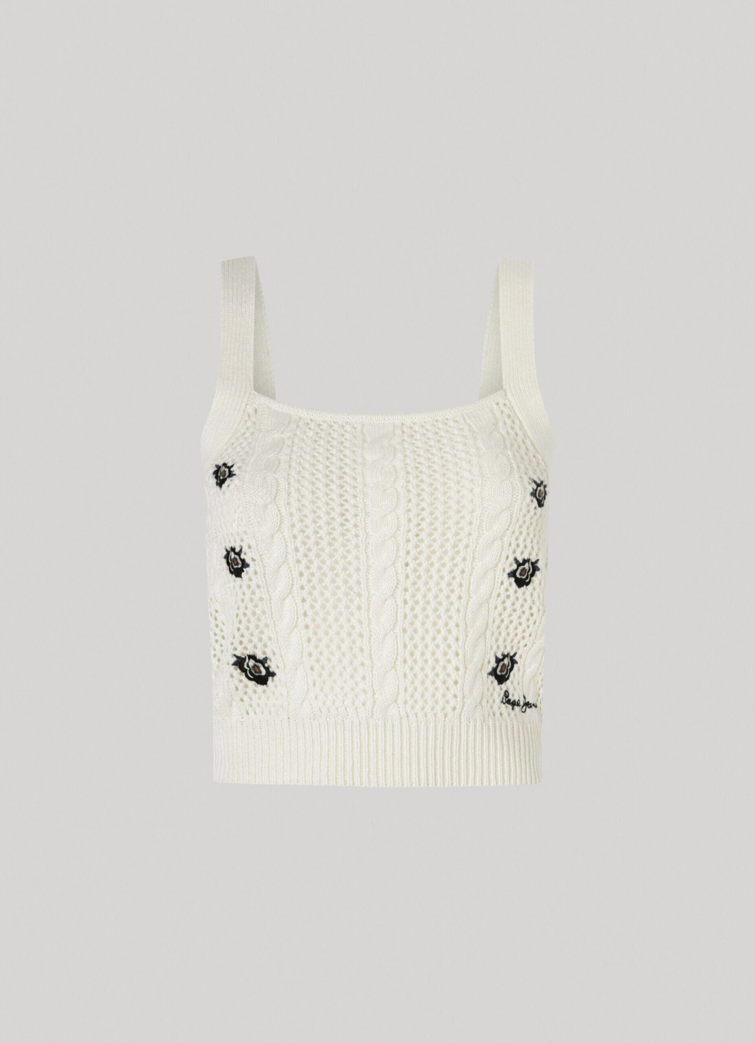 FLORAL KNIT TOP 7 FLORAL KNIT TOP - Image 5