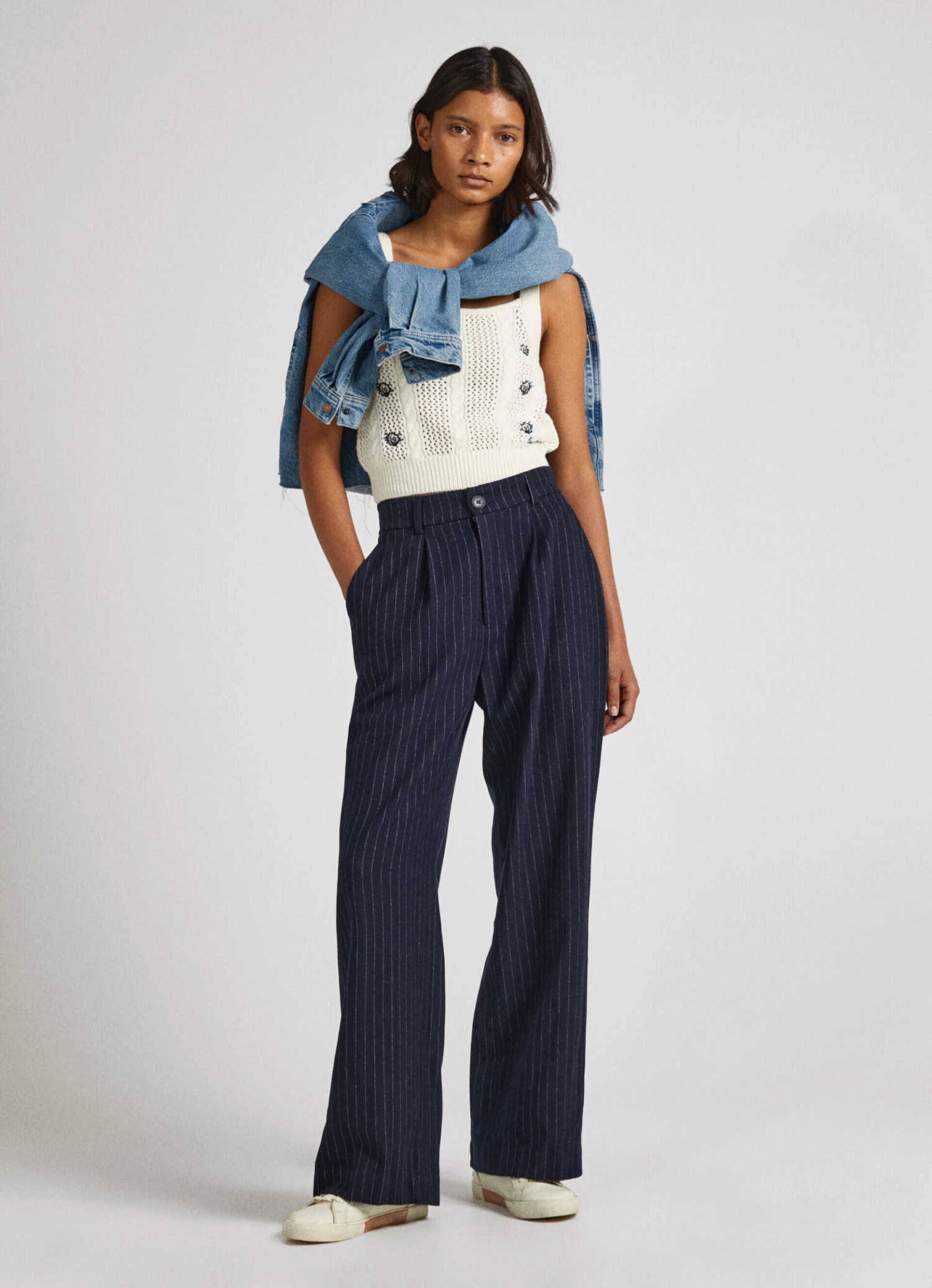 FLORAL KNIT TOP 5 FLORAL KNIT TOP - Image 3