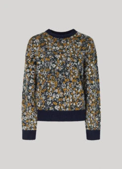 FLORAL JACQUARD KNIT 13 FLORAL JACQUARD KNIT -Winter Clothes Store PL702068 692 02 FL