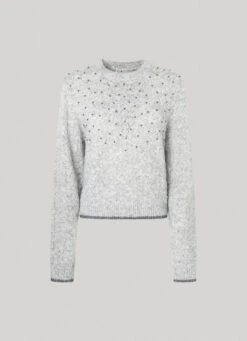 STRASS DETAIL KNIT -Winter Clothes Store PL702071 913 01 FL