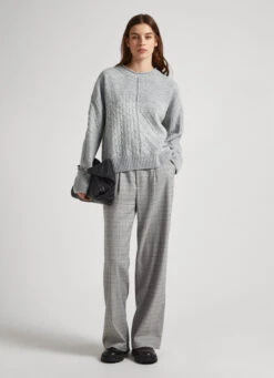 PATCHWORK KNIT -Winter Clothes Store PL702073 933 02 MO