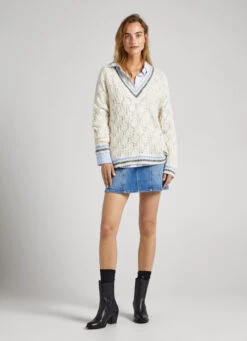 OPENWORK DETAIL JUMPER -Winter Clothes Store PL702077 804 02 MO