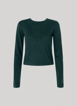 CROPPED FIT KNIT TOP -Winter Clothes Store PL702080 692 01 FL