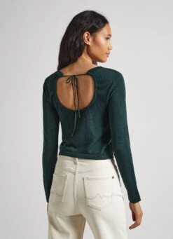 CROPPED FIT KNIT TOP -Winter Clothes Store PL702080 692 05 MO