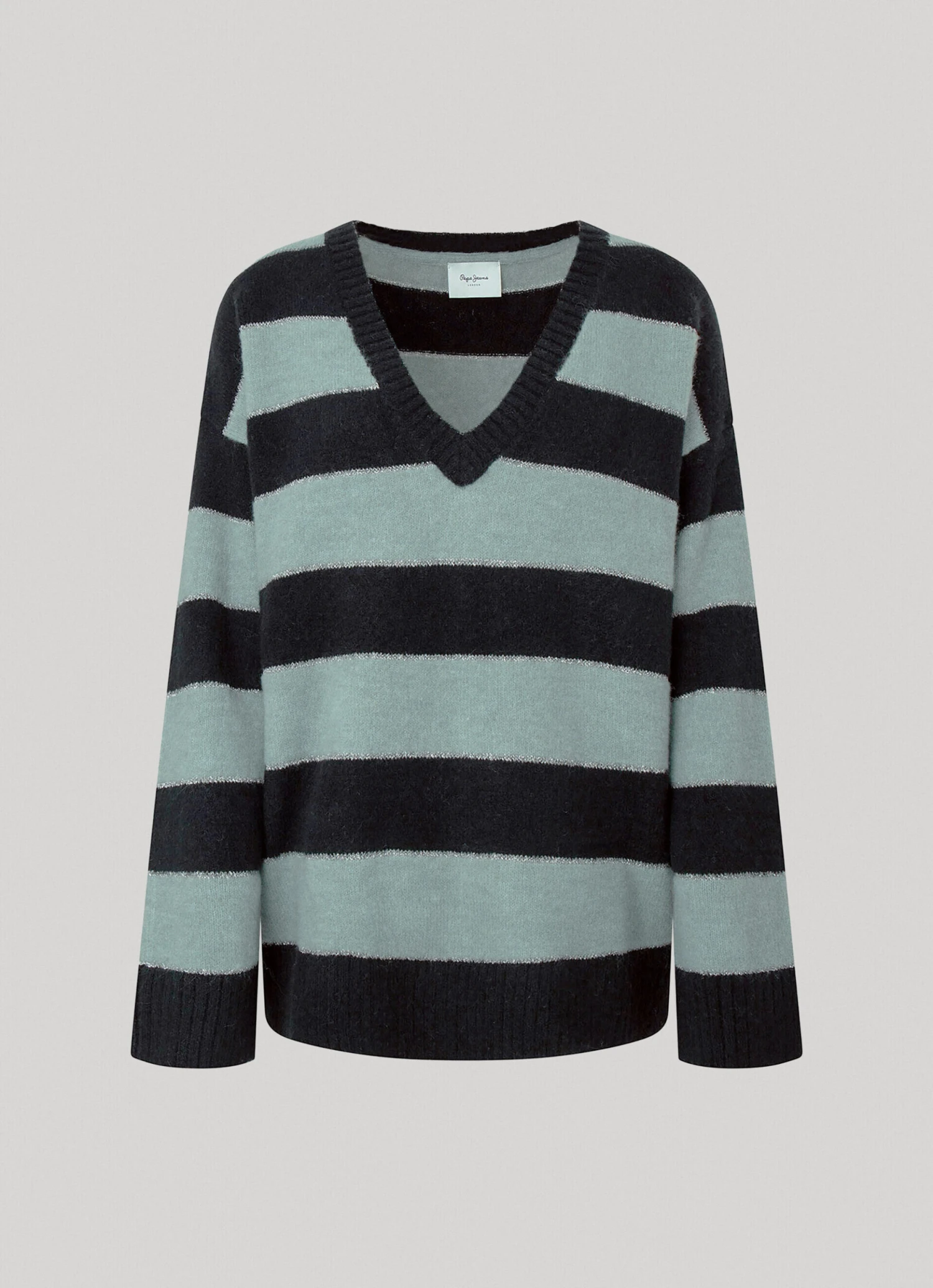 KNIT JUMPER WITH STRIPED PRINT 6 KNIT JUMPER WITH STRIPED PRINT - Image 5