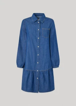 DENIM SHIRT DRESS -Winter Clothes Store PL953334 000 01 FL