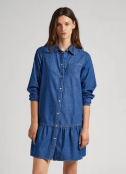 DENIM SHIRT DRESS