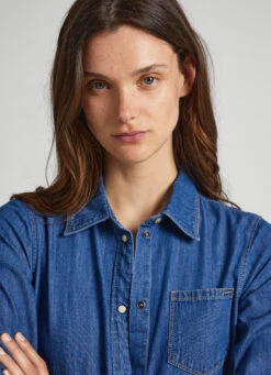 DENIM SHIRT DRESS -Winter Clothes Store PL953334 000 04 MO