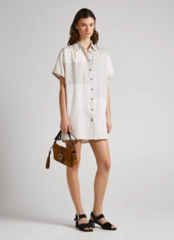 PATCH-EFFECT DRESS -Winter Clothes Store PL953349 808 02 MO