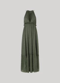 GEOMETRIC PRINT CHIFFON DRESS 14 GEOMETRIC PRINT CHIFFON DRESS -Winter Clothes Store PL953350 0AA 01 FL