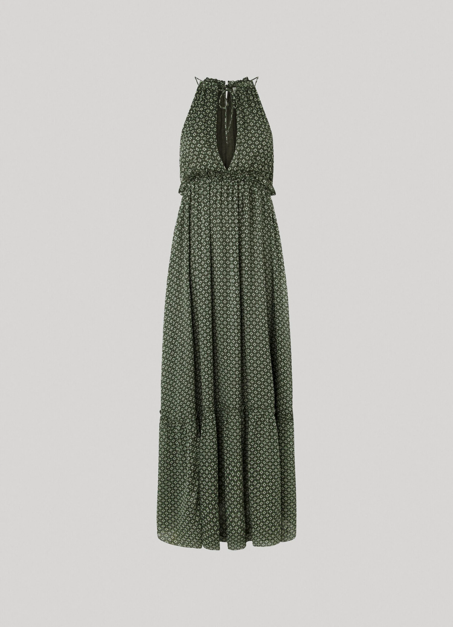 GEOMETRIC PRINT CHIFFON DRESS 8 GEOMETRIC PRINT CHIFFON DRESS - Image 6