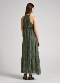 GEOMETRIC PRINT CHIFFON DRESS 13 GEOMETRIC PRINT CHIFFON DRESS -Winter Clothes Store PL953350 0AA 05 MO