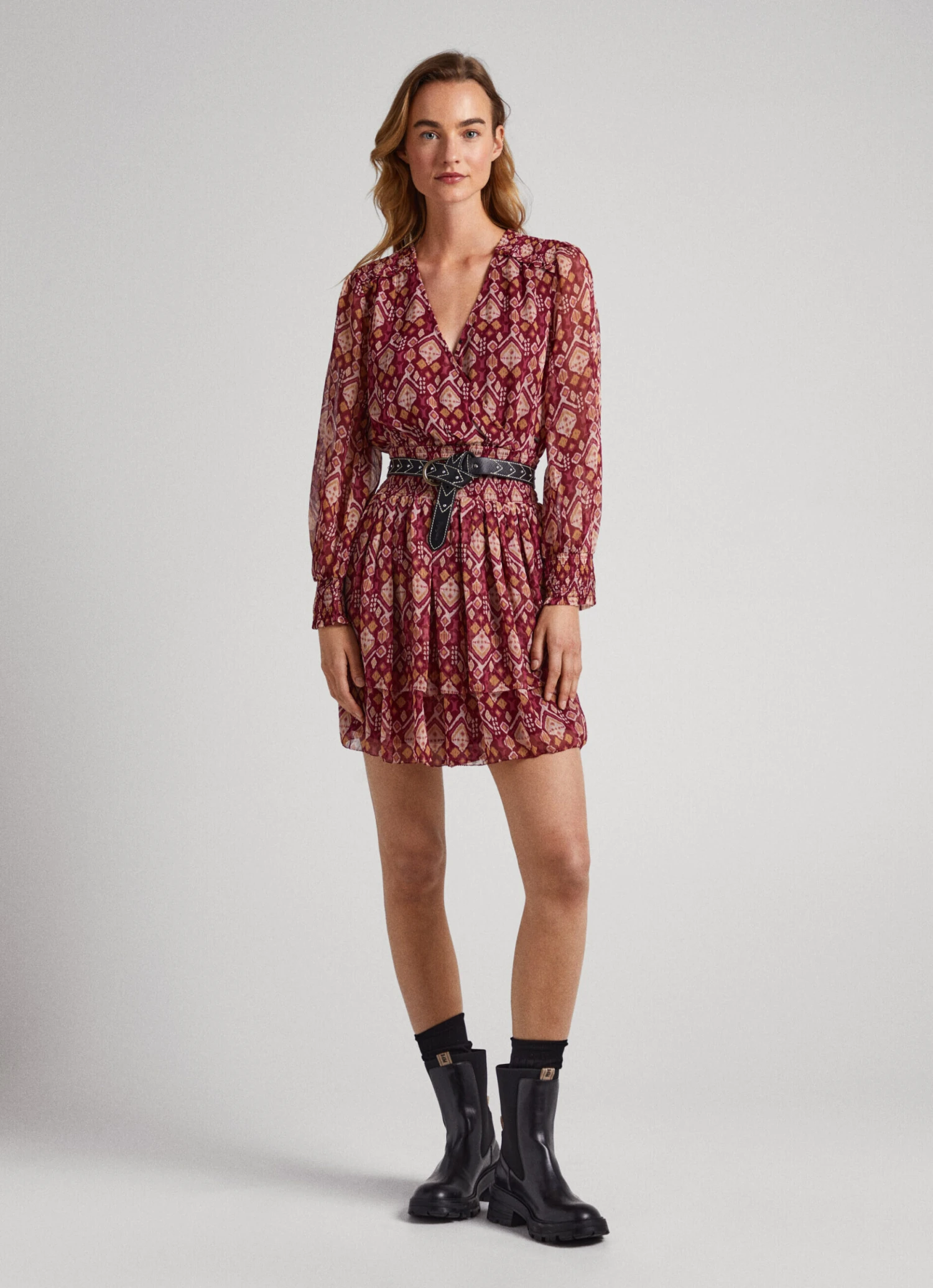 ORNAMENTAL CHIFFON DRESS 4 ORNAMENTAL CHIFFON DRESS - Image 2