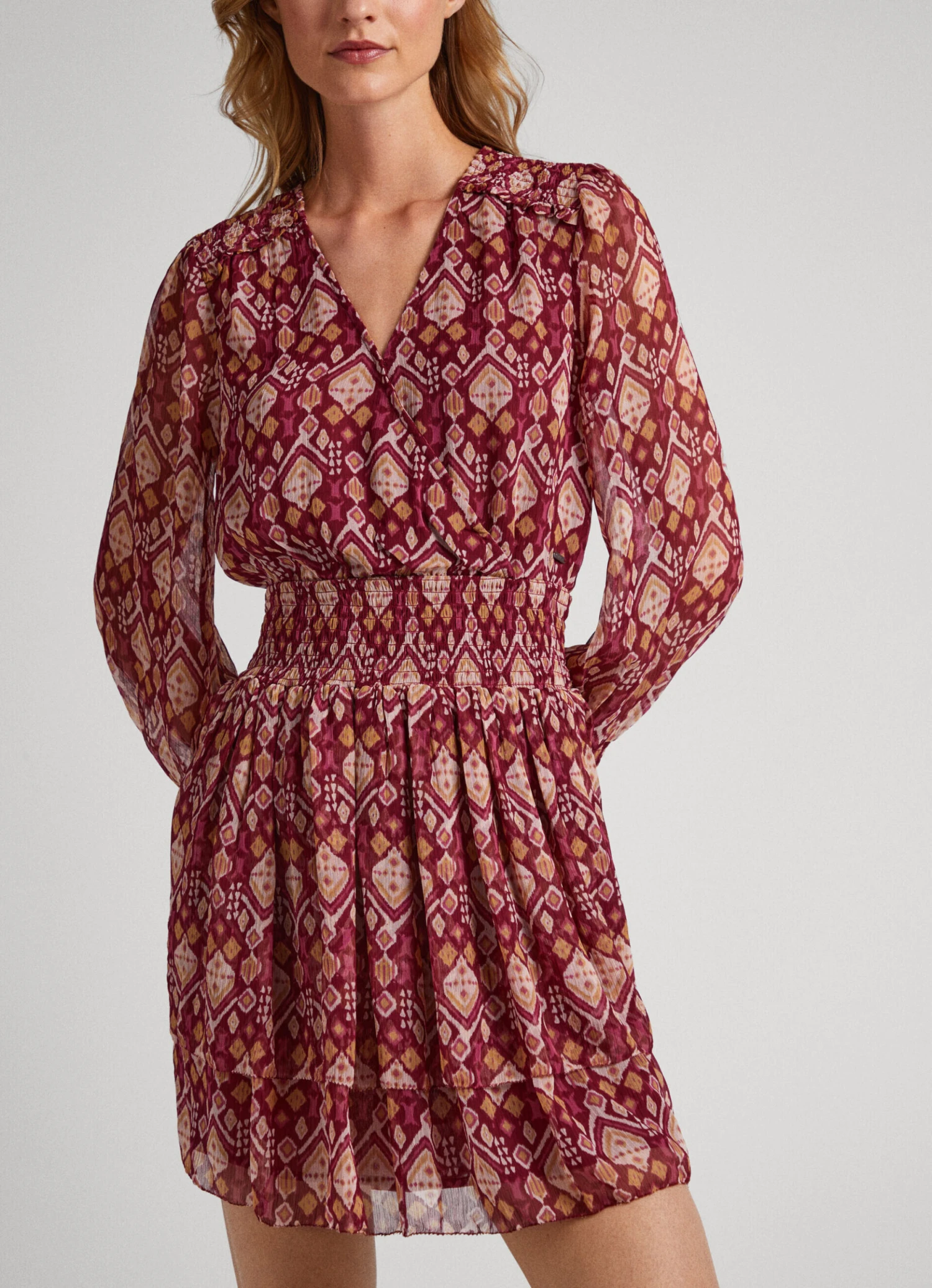 ORNAMENTAL CHIFFON DRESS 5 ORNAMENTAL CHIFFON DRESS - Image 3