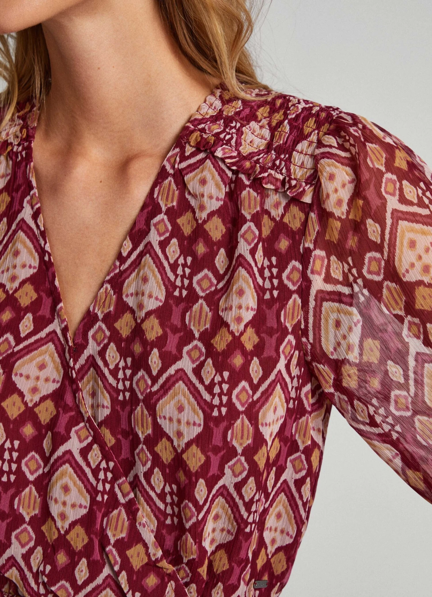 ORNAMENTAL CHIFFON DRESS 6 ORNAMENTAL CHIFFON DRESS - Image 4