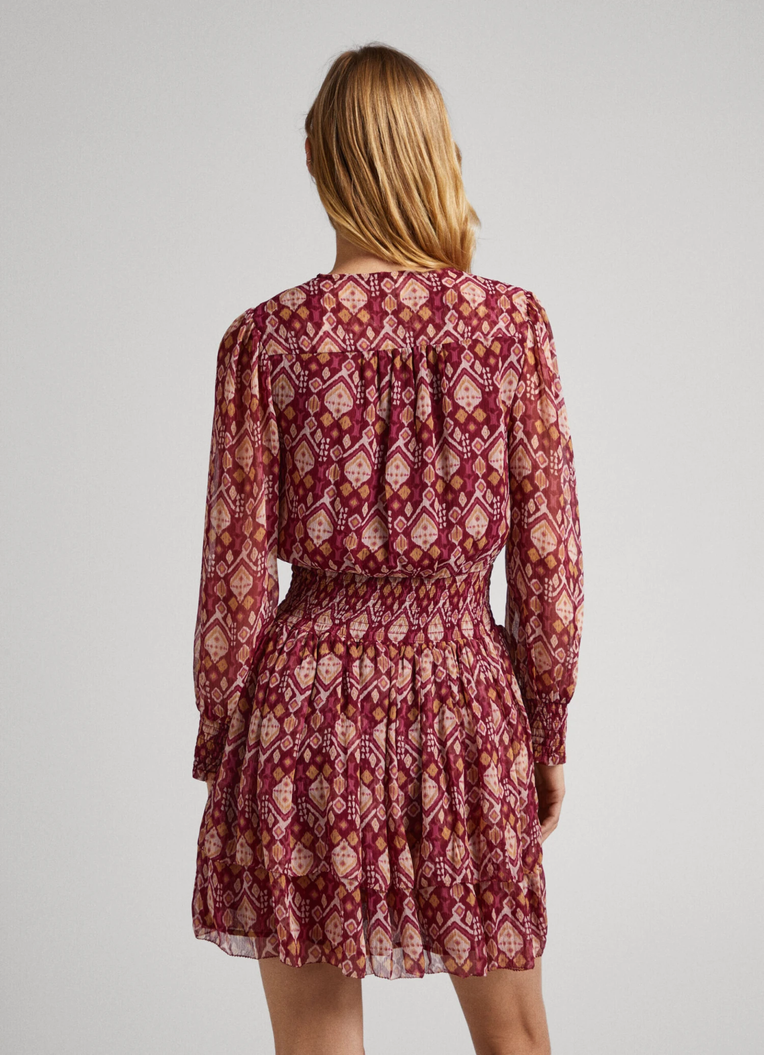 ORNAMENTAL CHIFFON DRESS 7 ORNAMENTAL CHIFFON DRESS - Image 5