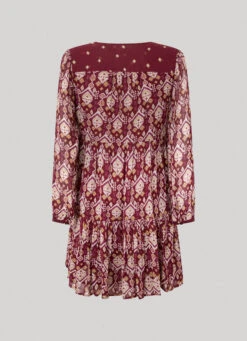 V-NECK DRESS -Winter Clothes Store PL953358 0AA 02 FL