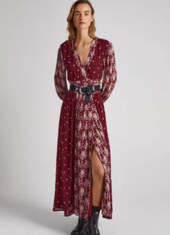 COMBINED PRINT DRESS