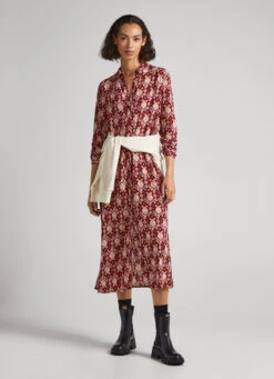 ORNAMENTAL PRINT DRESS