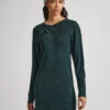 V-NECK TENCEL DRESS