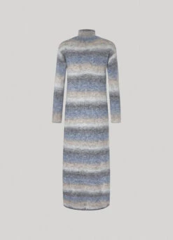 FADED EFFECT MELANGE DRESS -Winter Clothes Store PL953388 0AA 01 FL