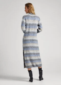 FADED EFFECT MELANGE DRESS -Winter Clothes Store PL953388 0AA 05 MO