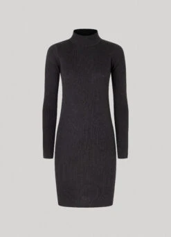 PERKINS NECK TENCEL DRESS -Winter Clothes Store PL953389 999 01 FL