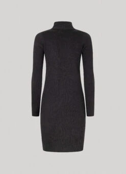 PERKINS NECK TENCEL DRESS -Winter Clothes Store PL953389 999 02 FL