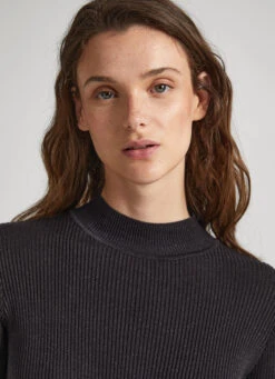 PERKINS NECK TENCEL DRESS -Winter Clothes Store PL953389 999 04 MO