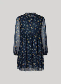 FLORAL PRINT CHIFFON DRESS -Winter Clothes Store PL953394 0AA 02 FL