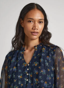 FLORAL PRINT CHIFFON DRESS -Winter Clothes Store PL953394 0AA 03 MO