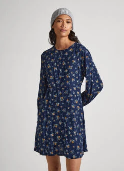 FLORAL DOBBY DRESS